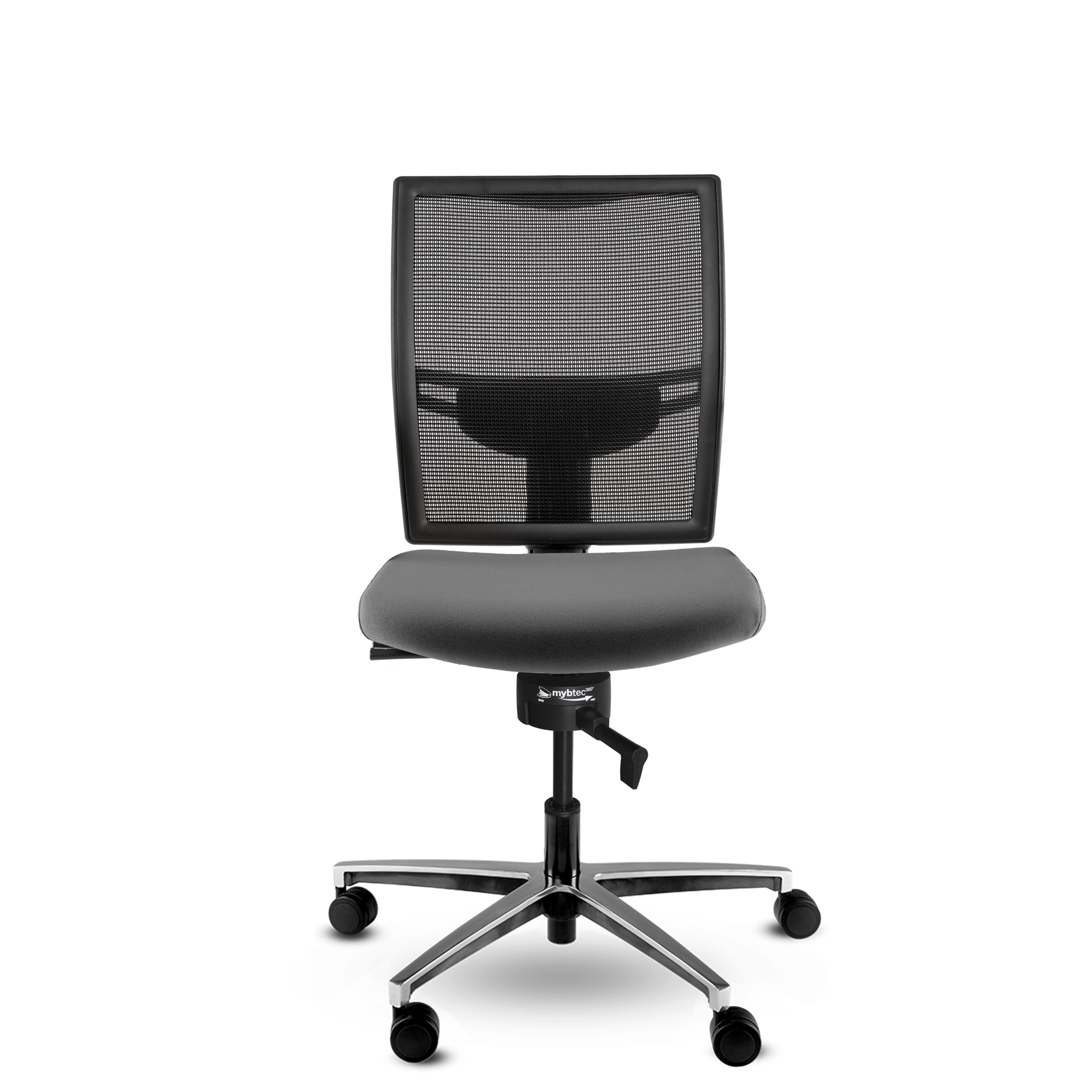 Two, Rückenlehne in mesh Schwarz, Sitz in Stoff Oasis Schwarz